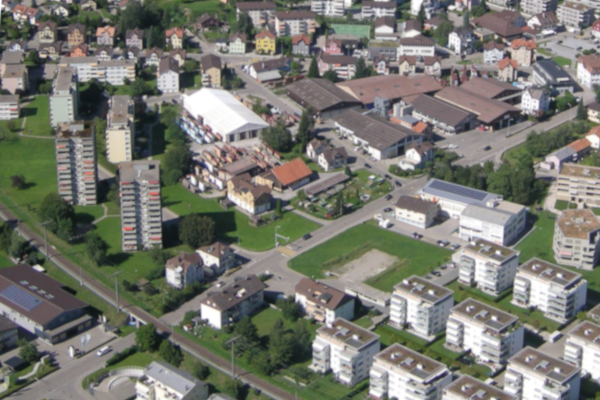 Luftaufnahme Areal Isenring