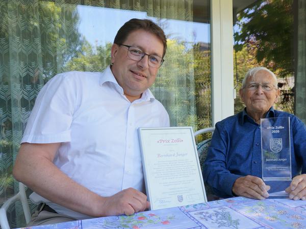 Bernhard Junger, der Gewinner des ersten «Prix Zolli» im Jahr 2020.