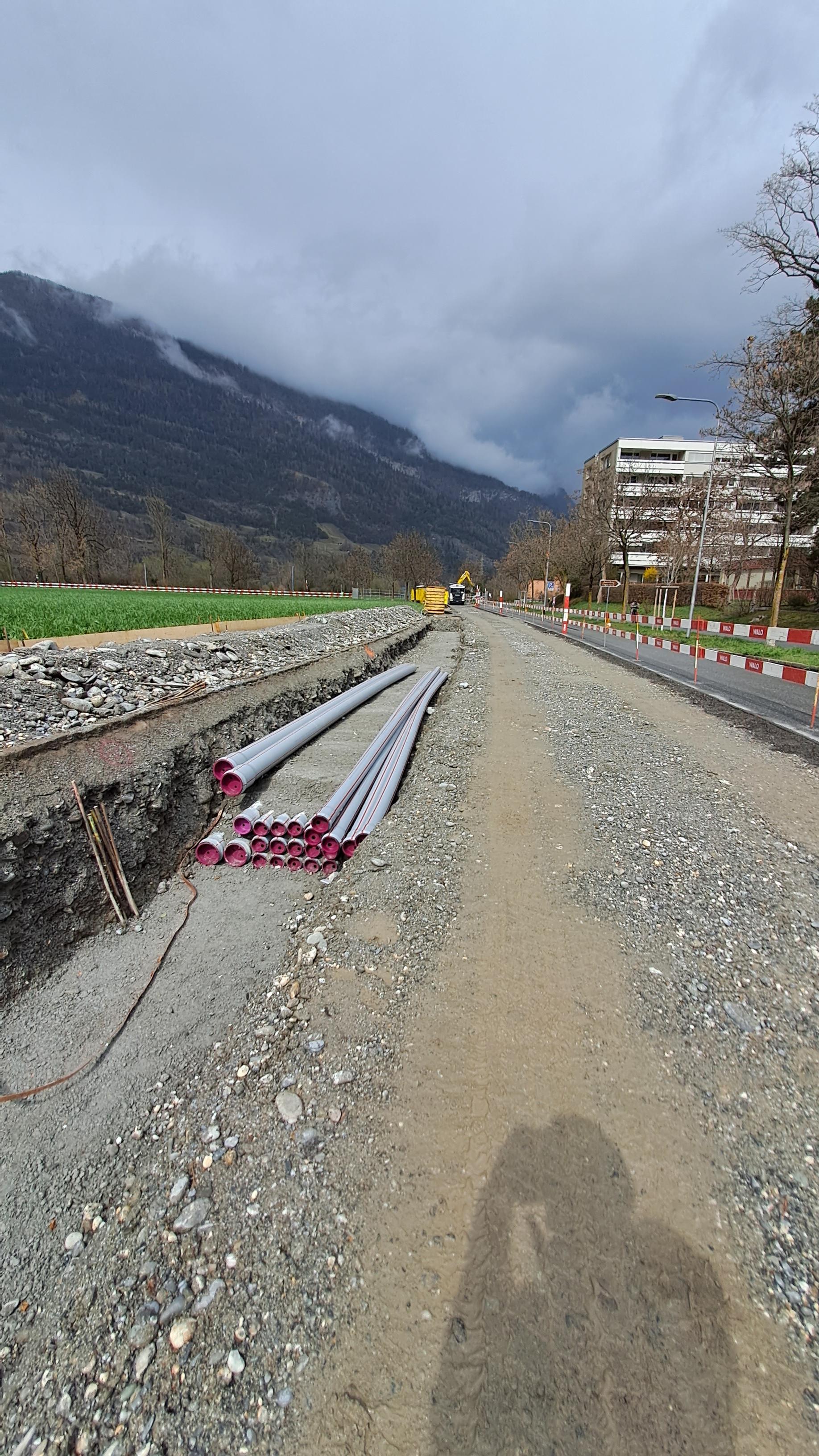 Bau neues EW-Trassee