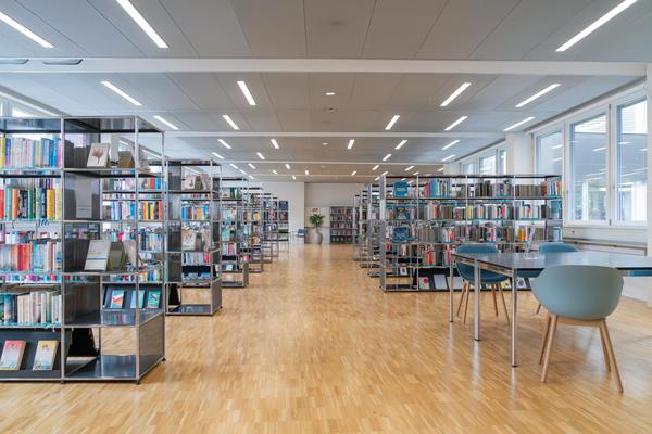 Stadtbibliothek von innen.
