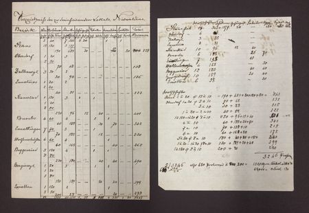 Verzeichnis zu desinifiziernde Lokale Nidwaldens 1893