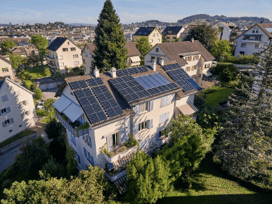 Photovoltaik-Anlage Hubelmattquartier