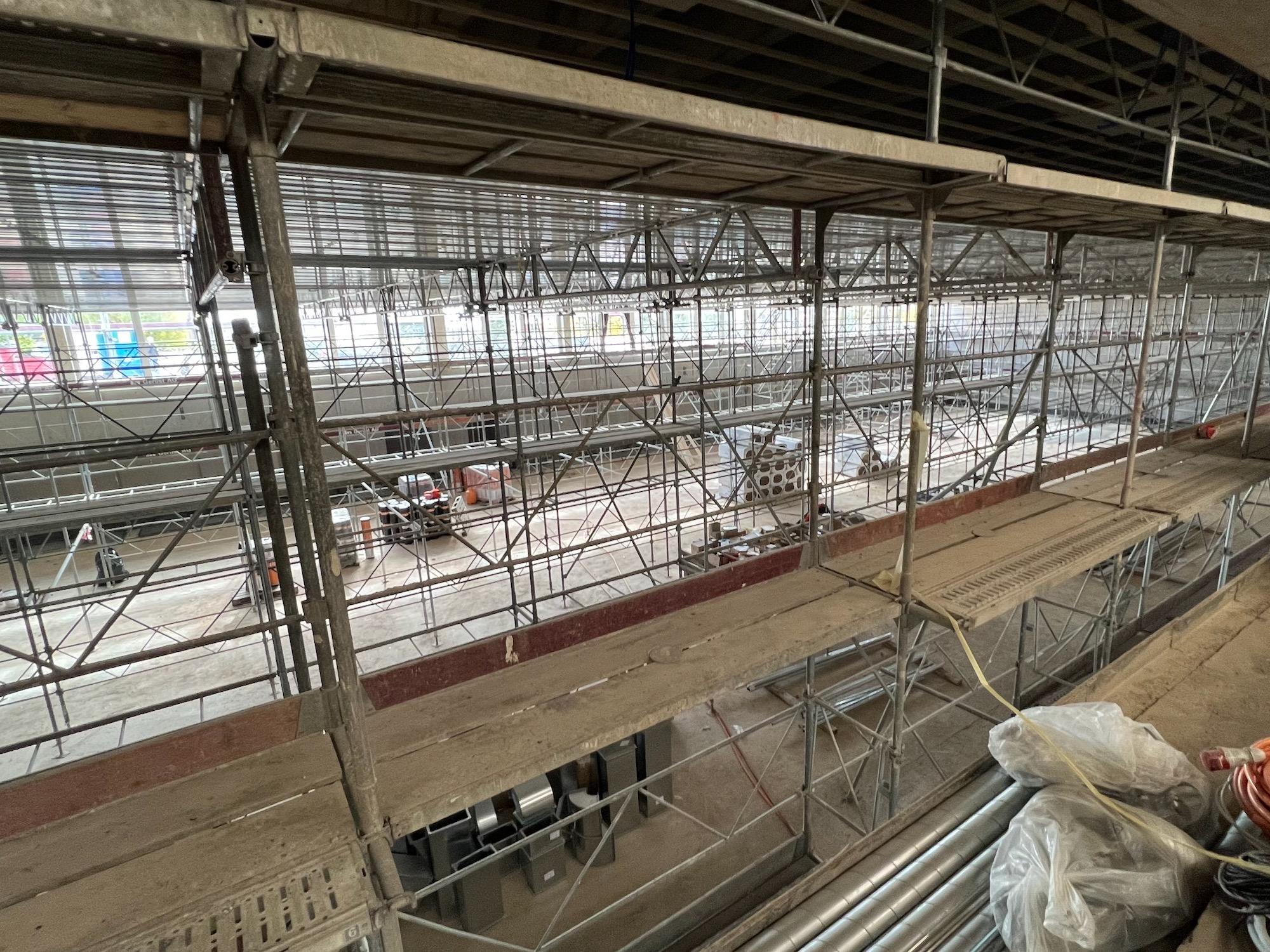 Blick von der Galerie zur Halle am 27.10.23