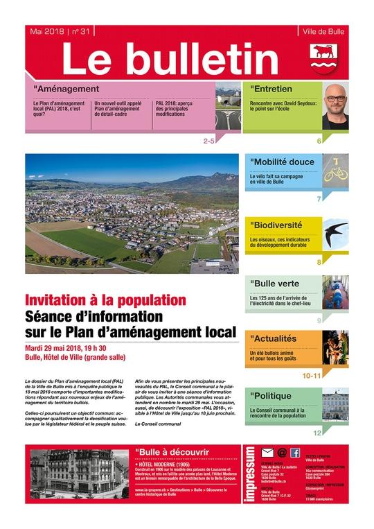 Première page du bulletin