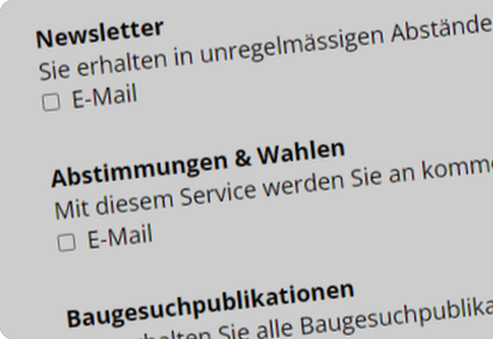 Screenshot aus den Abo-Diensten