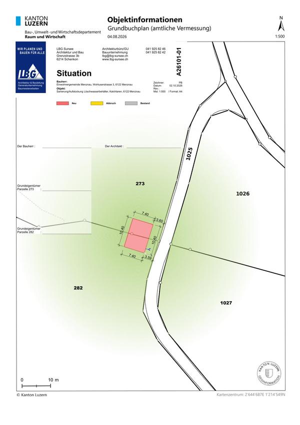 Situationsplan 1:500