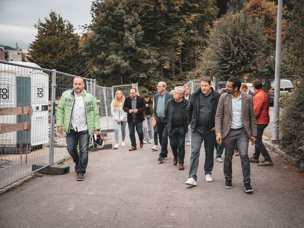 Baustellenbesichtigung Hübeli