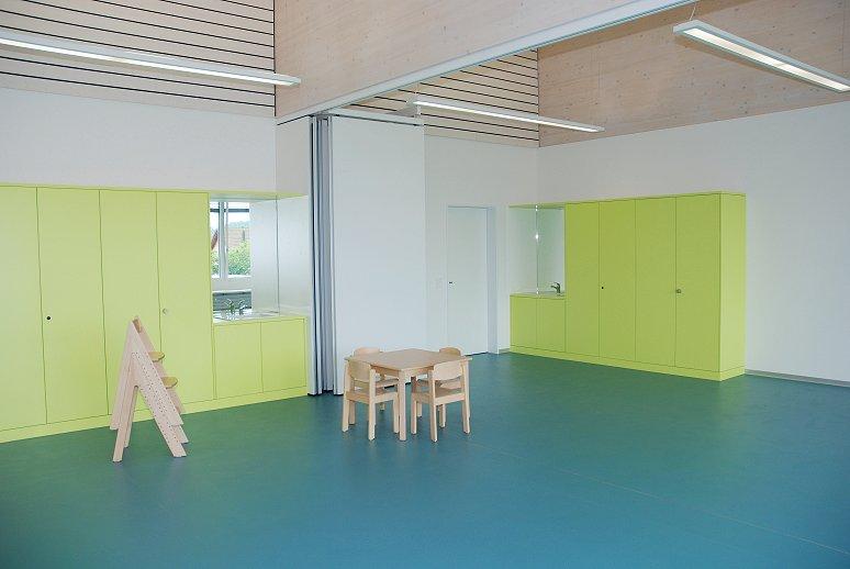 Der erweiterte Kindergarten Bündten.