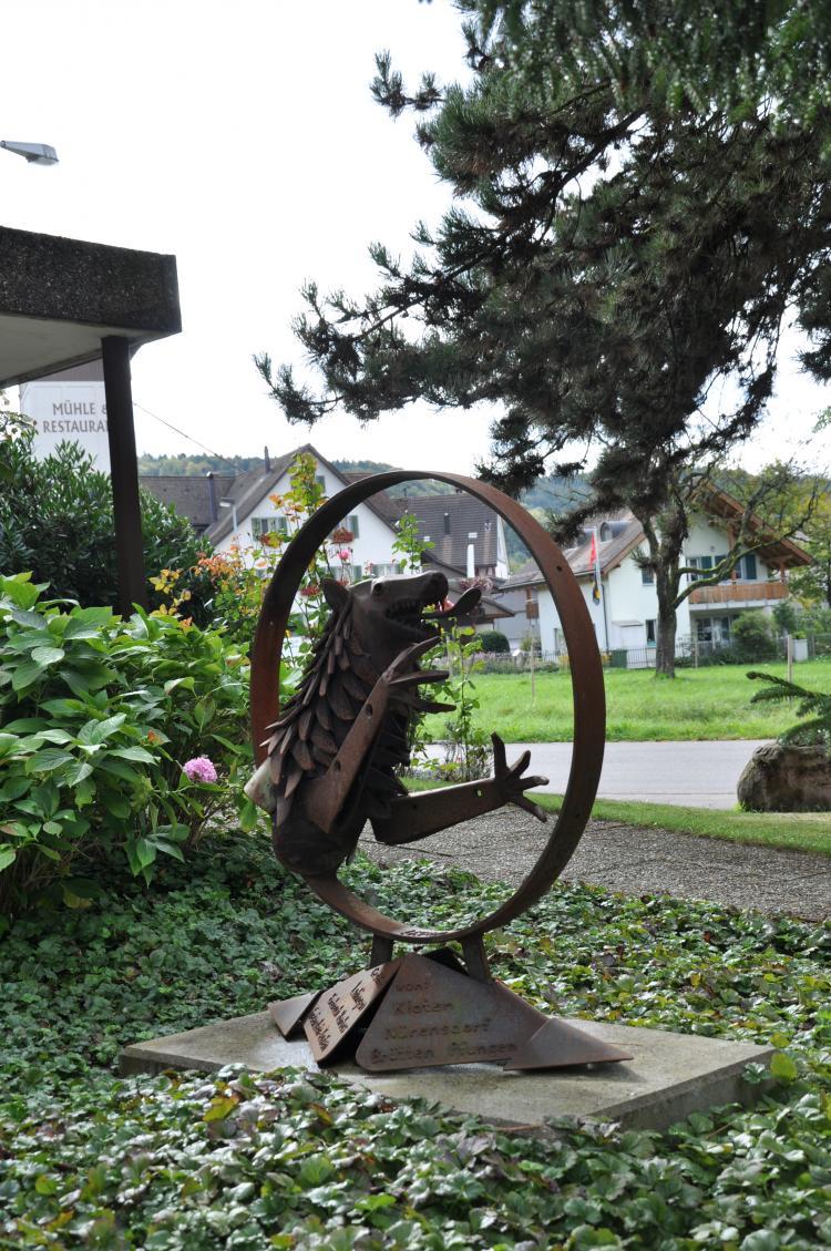 Skulptur Oberembracher Löwe