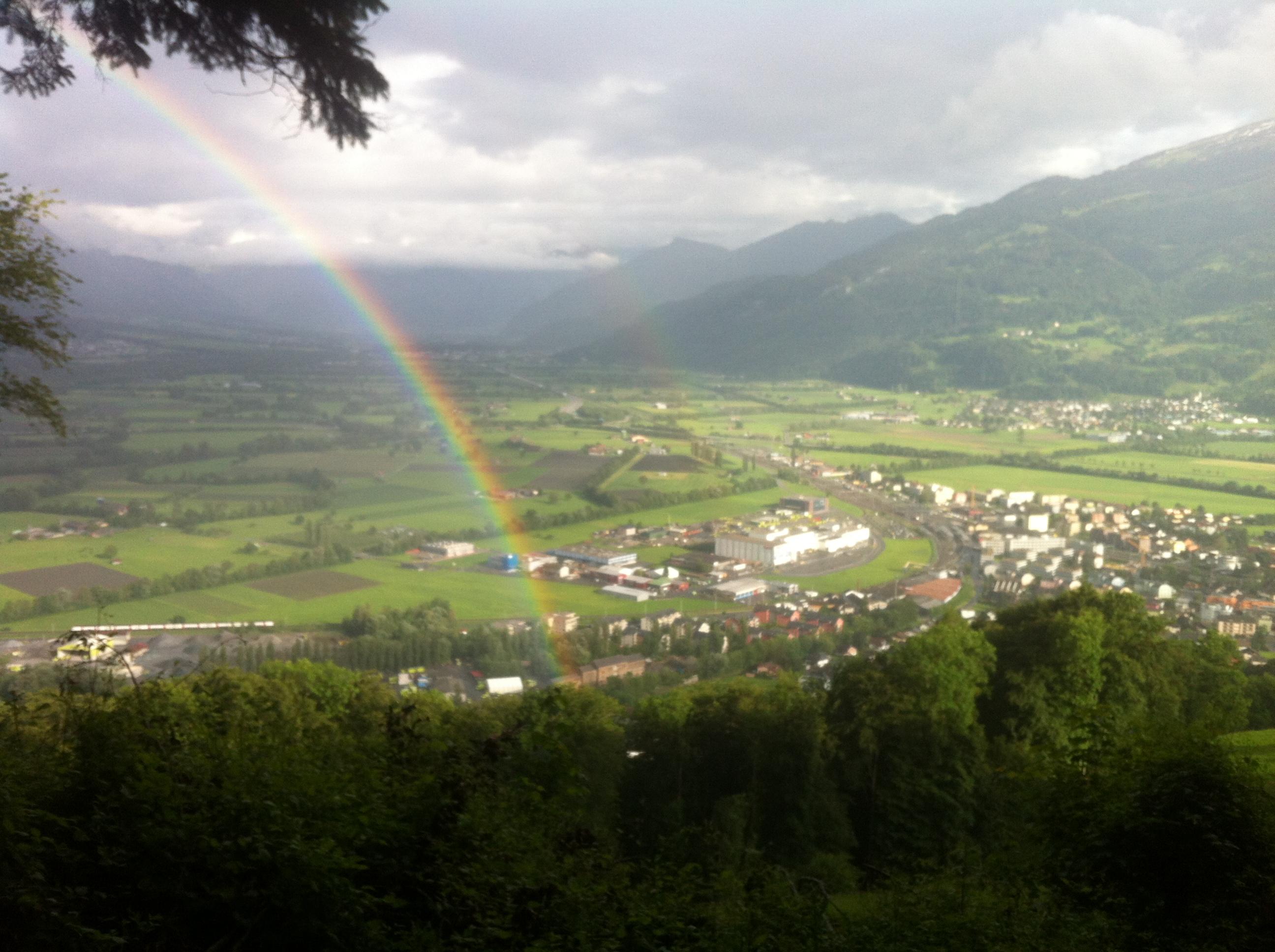um 2020: Sargans nach dem Regen