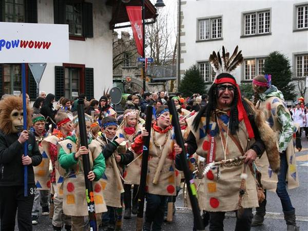 Indianer, Schule Sennweid PS
