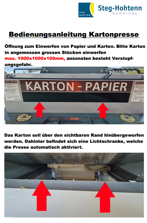 Kartonpresse