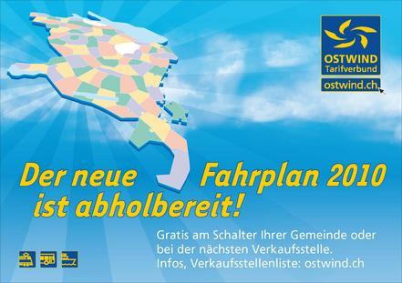 Plakat Fahrplan