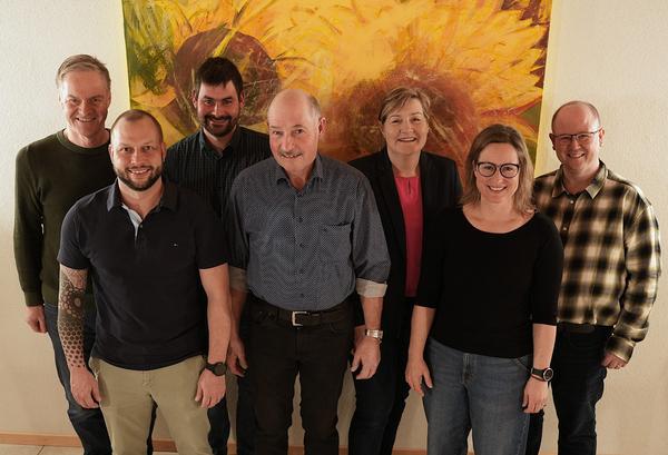 v.l.n.r   Thomas Klossner, Marco Meister, Thomas Bühlmann, Hanspeter Iseli, Eva Schäfer, Monika Kunz, Micha Leiser