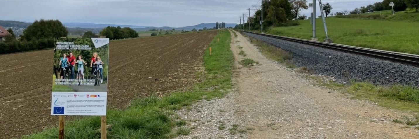 Veloweg Rodersdorf Leymen Herbst 2022
