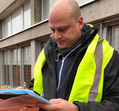 Brandübung Schulhaus Halden vom 09.11.2017