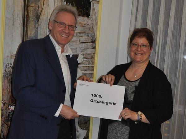 1000. Ortsbürgerin 2016
