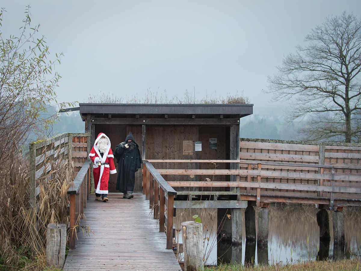 Besuch von Samichlaus und Schmutzli