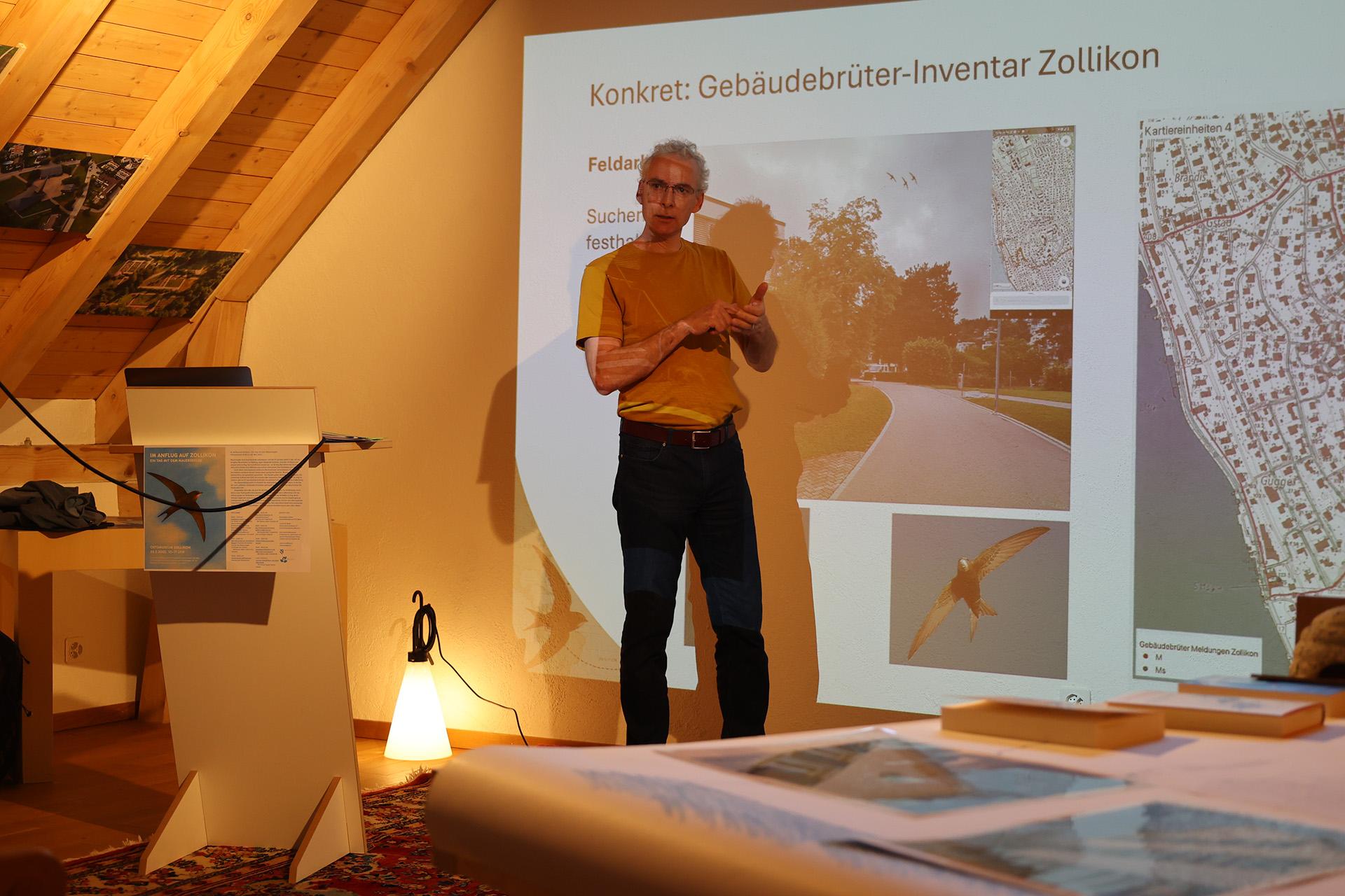 Was hat Ornithologie mit Kartografie zu tun? 
Mit Stefan Zoller, Orniplan AG

