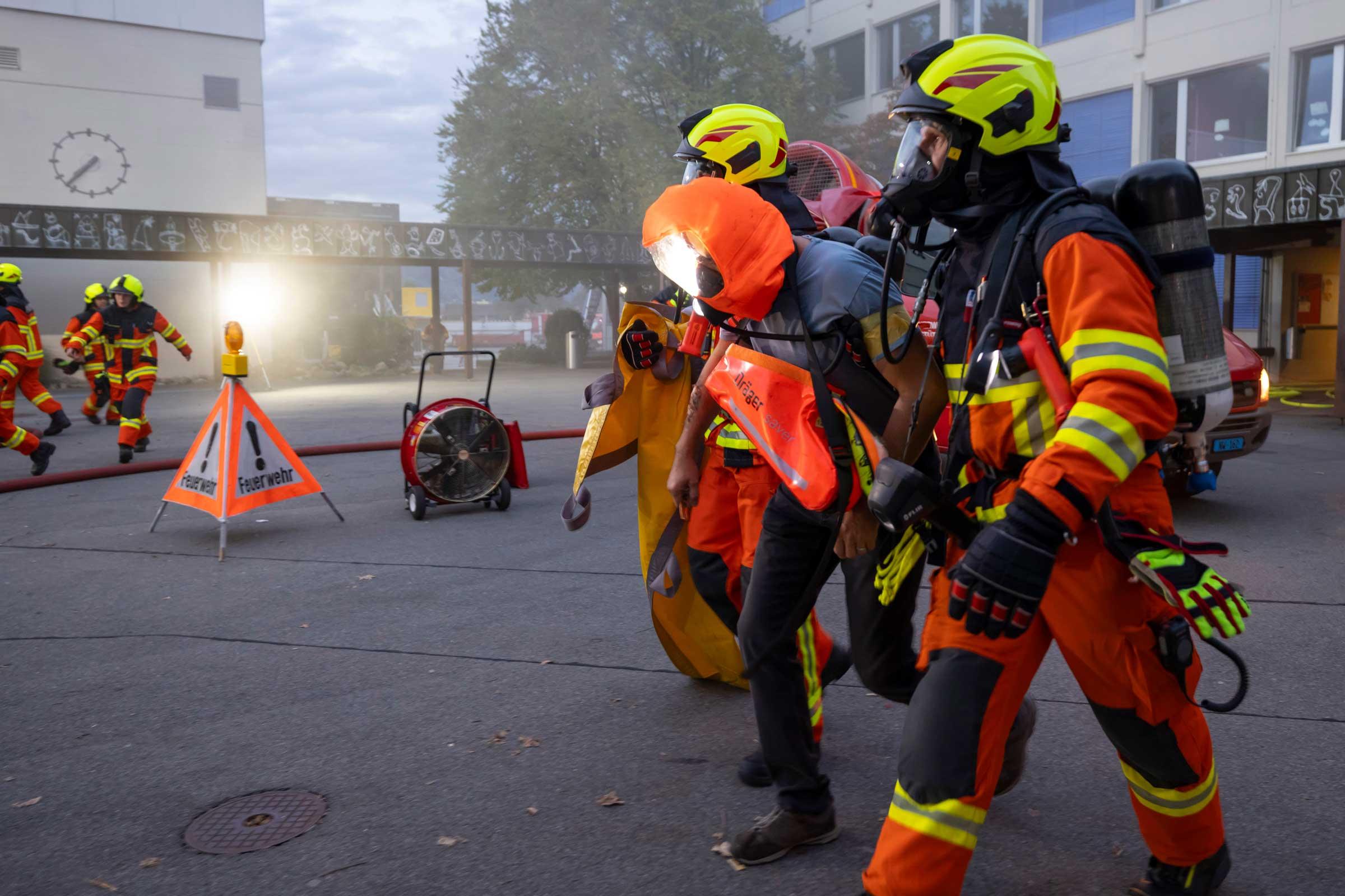 den sie zum Patientensammelplatz führen.