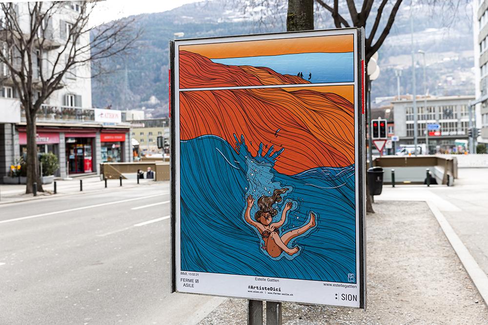 Estelle Gattlen
Midi, 2021, impression digitale