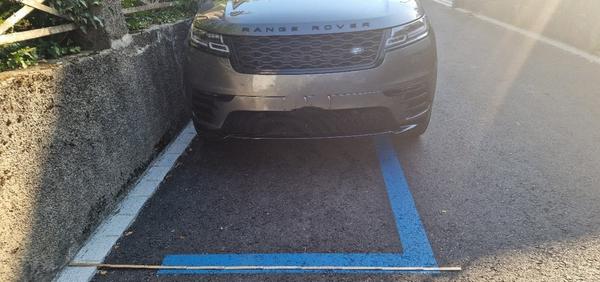 Die Parkplätze im Waldheim und die verbleibende Fahrbahnbreite entsprechen nicht den Normen.