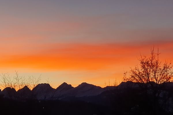Sonnenuntergang Churfirsten