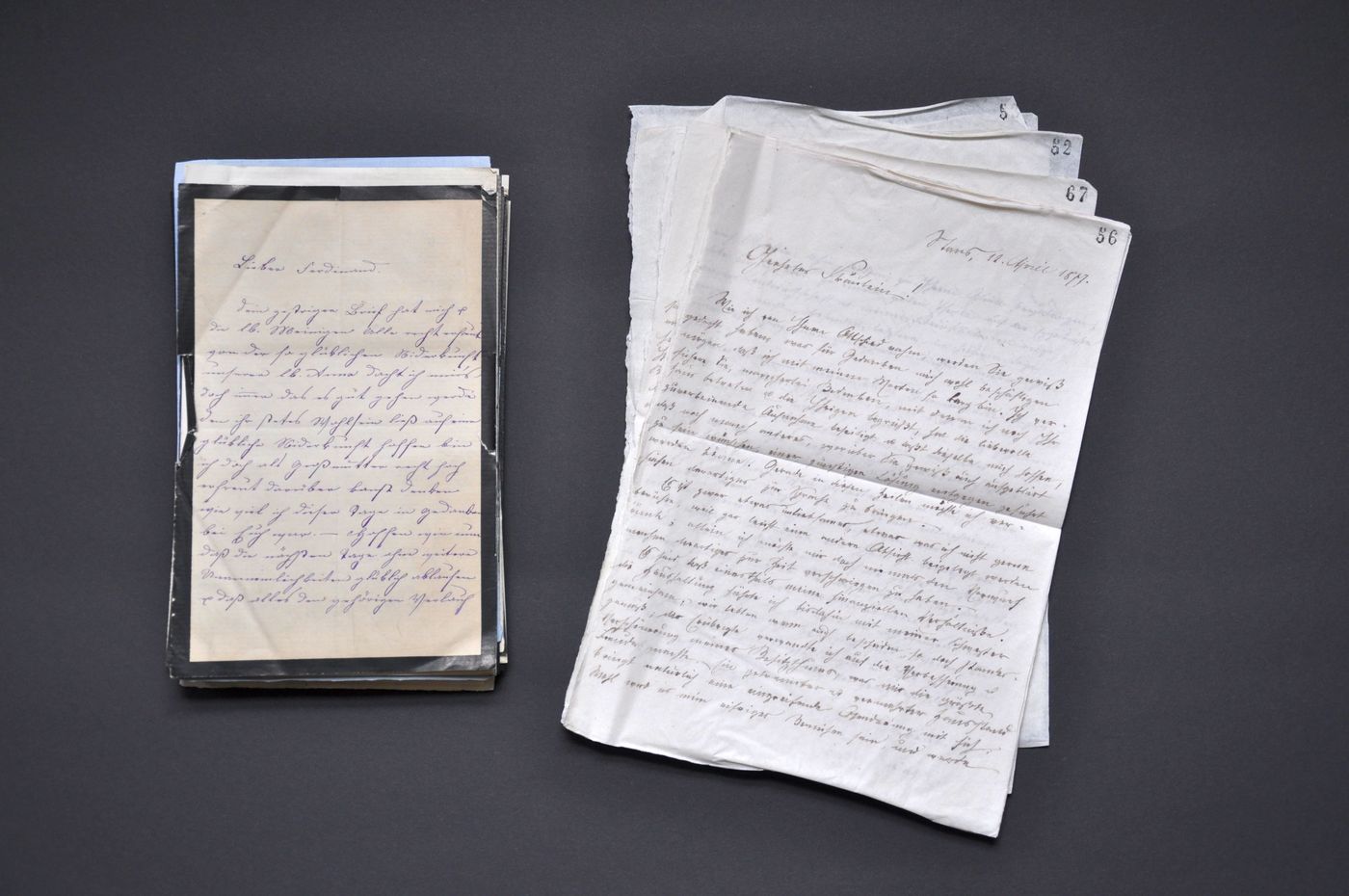 Briefwechsel von Ferdinand Businger und Anna Isler