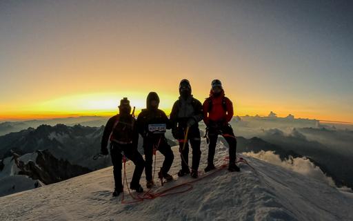 Gipfelfoto Mont Blanc