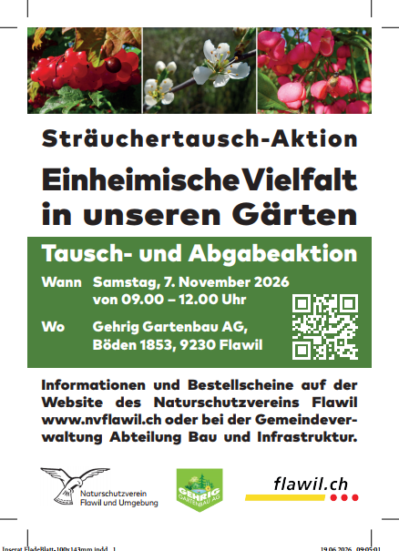 Sträuchertauschaktion