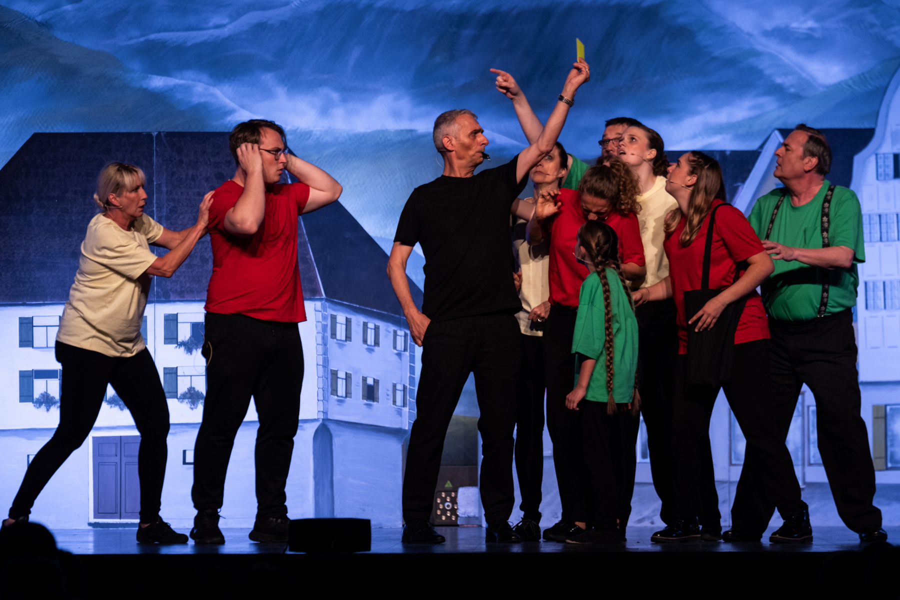 Am Jubiläumsfest Mitte Juni spielten Mitglieder des Theatervereins Fürstenland Szenen aus der Gossauer Geschichte.