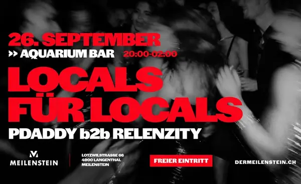 LOCALS FÜR LOCALS  PDADDY b2b RELENZITY