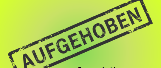 Aufhebung Feuerwerks- und Höhenfeuerverbot