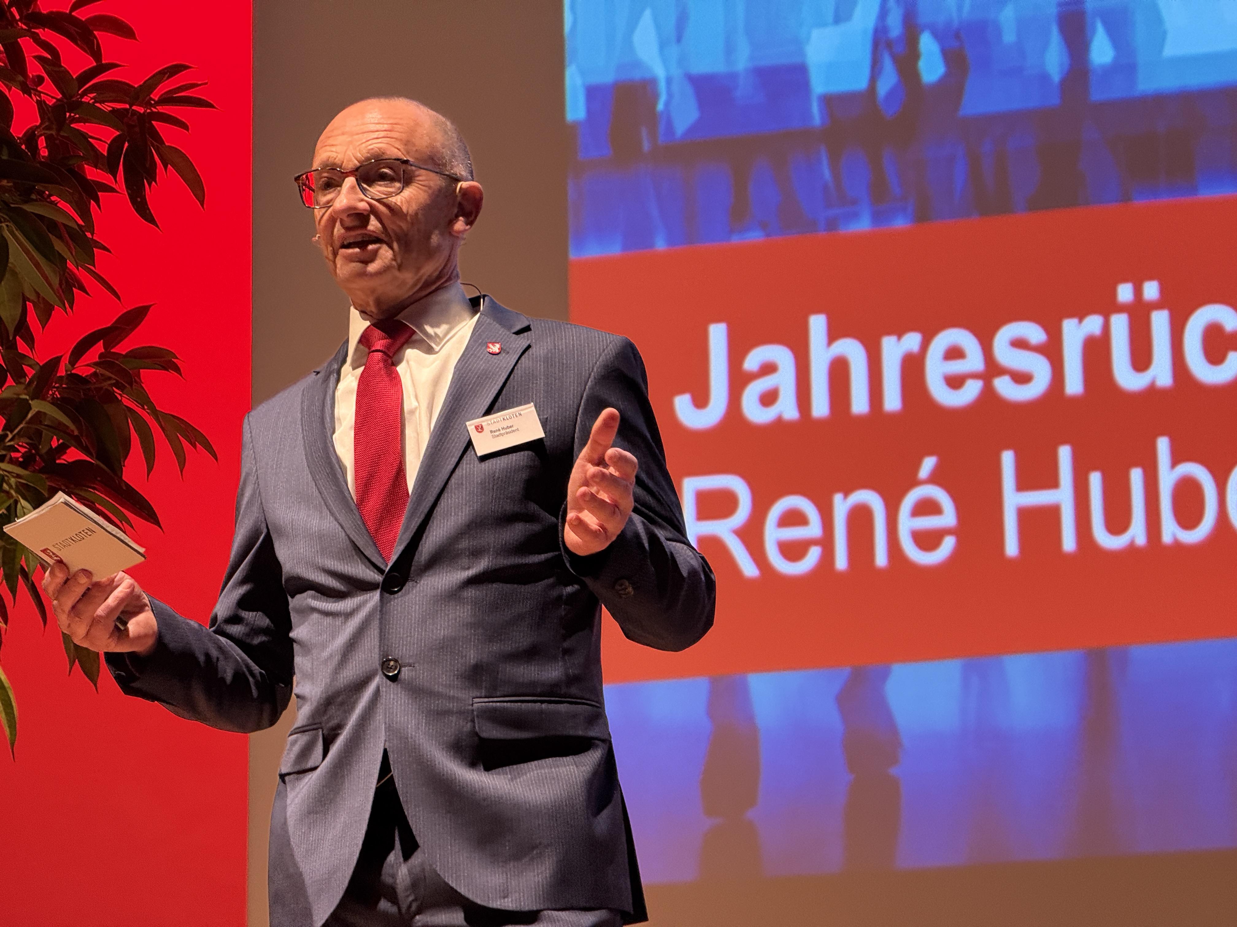 Jahresrückblick on Stadtpräsident René Huber