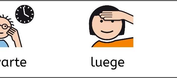 warte luege lose laufe