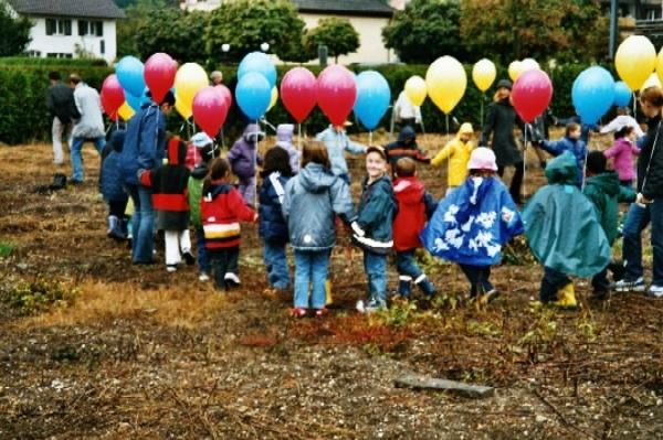 Vorführung der Kindergartenschüler