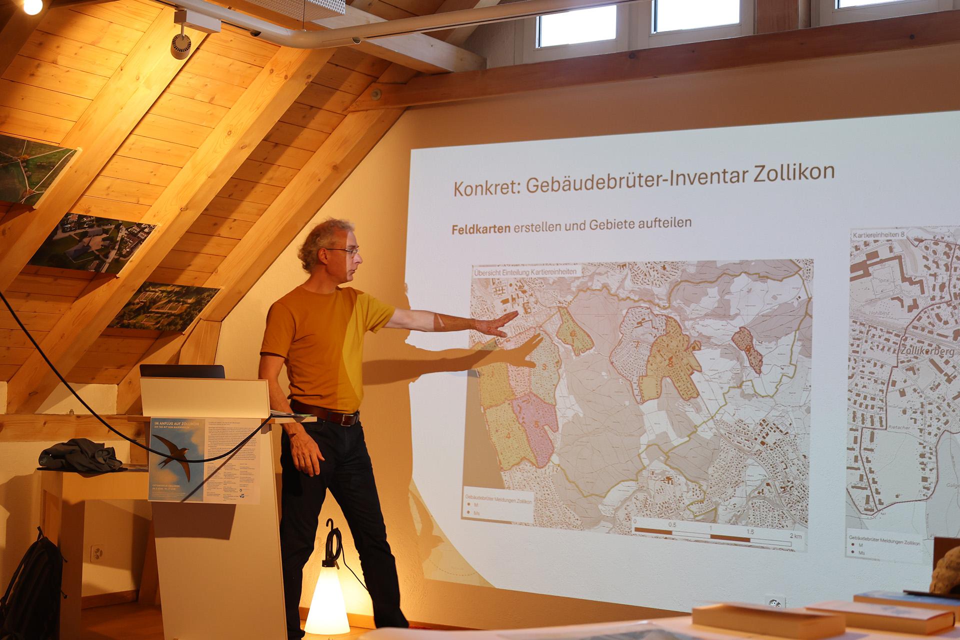 Was hat Ornithologie mit Kartografie zu tun? 
Mit Stefan Zoller, Orniplan AG
