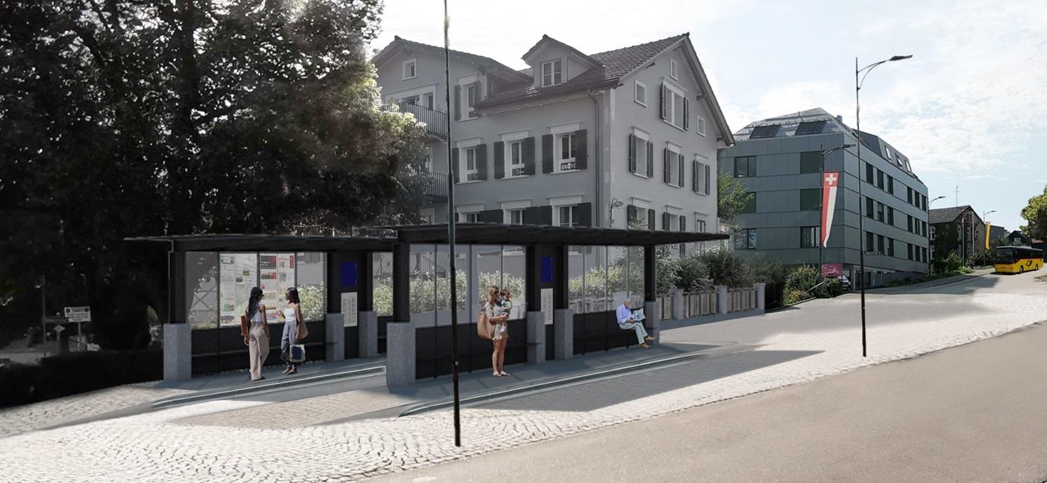 Bushaltestelle Dorfplatz Engelburg