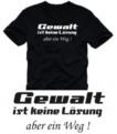 Bild Gewalt ist keine Lösung