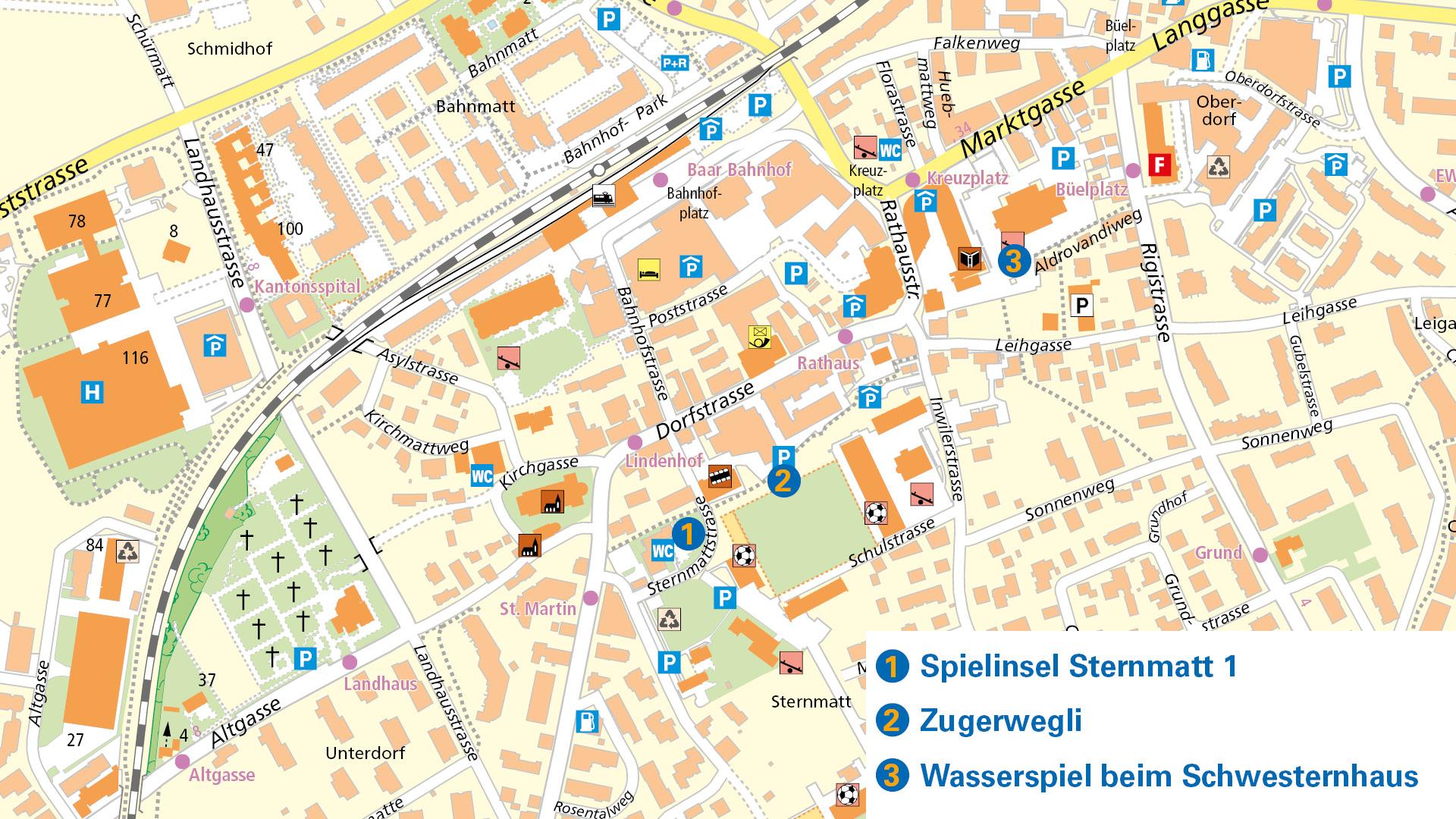 Situationsplan Hopp-la Parcours