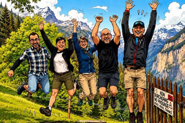 Gemeinderat als Comicfiguren