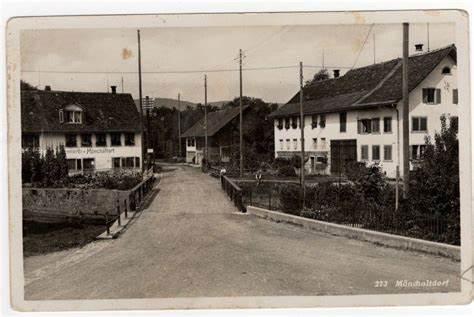 altes Bild der Usterstrasse in Mönchaltorf