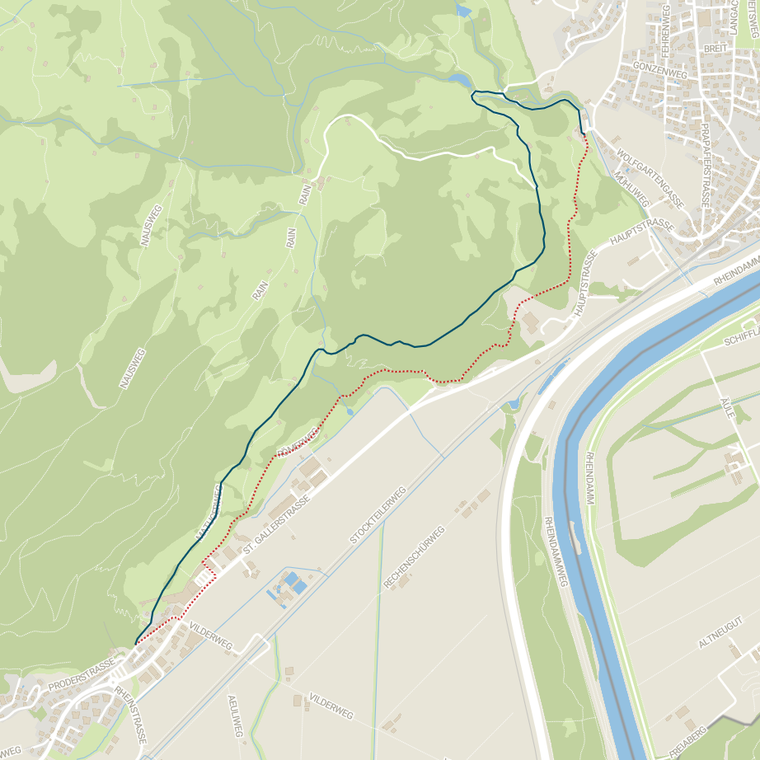 Bild Hinweis Sperrung Wanderweg