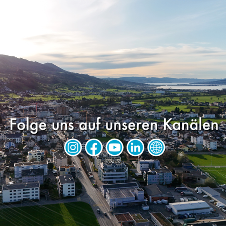 Folgen Sie uns auf unseren Kanälen