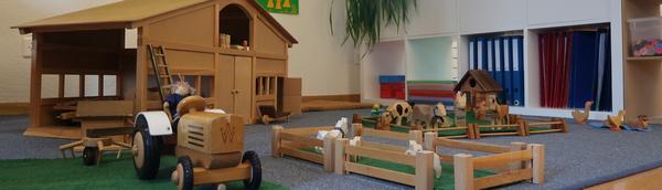 Bauernhof im Kindergarten