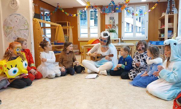 Fasnachtsmorgen im Kindergarten