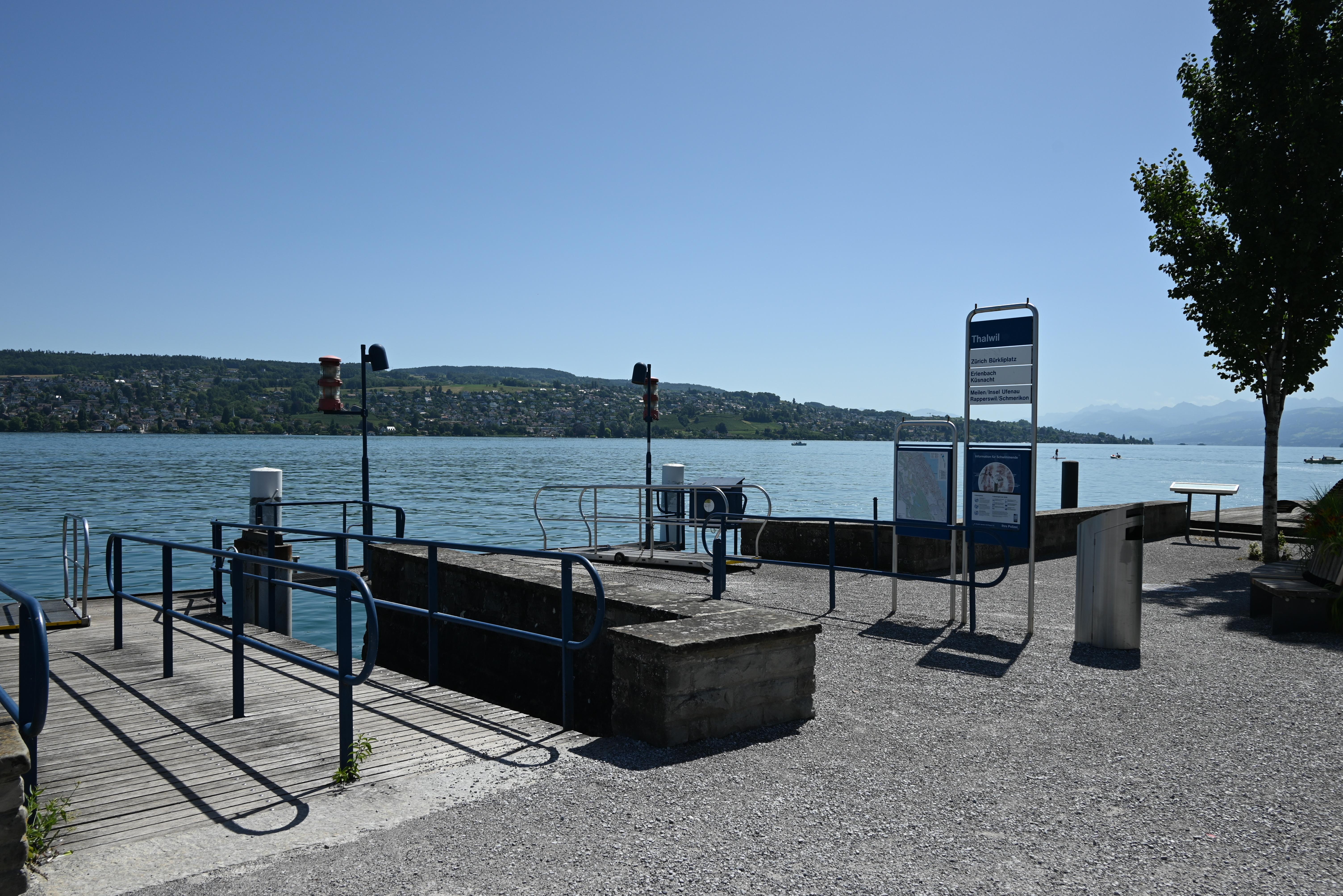 Schiffstation im Sommer 2022