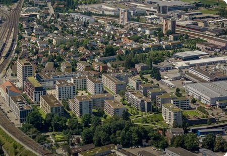 Gebiet Im Lenz von oben