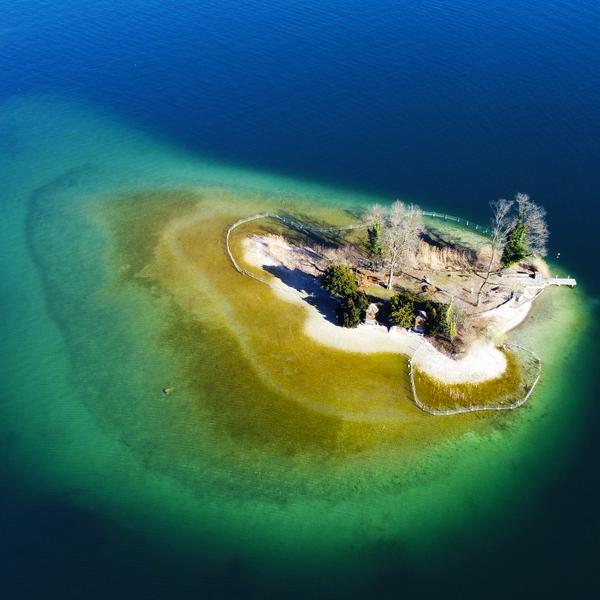 Insel Schönenwirt vor Richterswil 