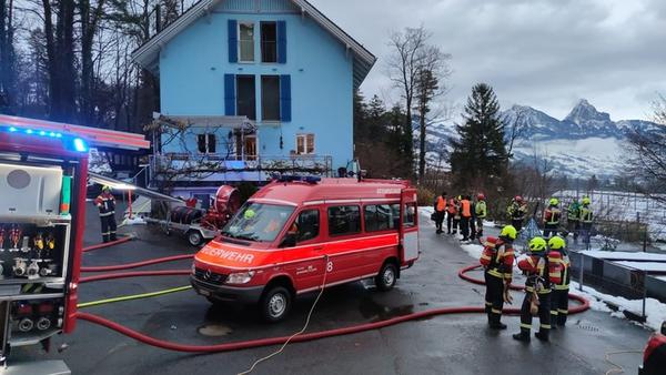2021/36: Goldau, Depotweg, Brand
